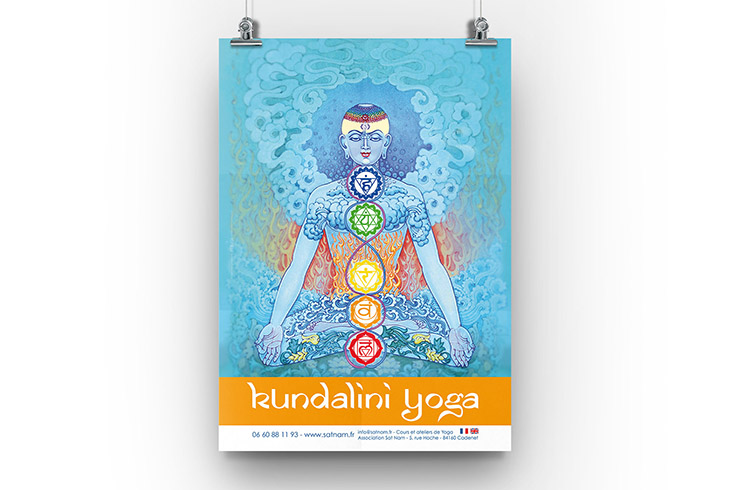 Flyer Kundalini Yoga par Zébra design