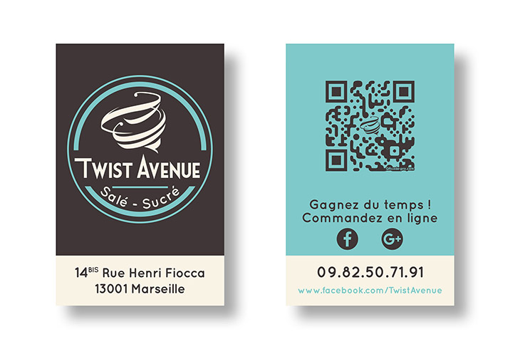 Carte de visite Twist Avenue