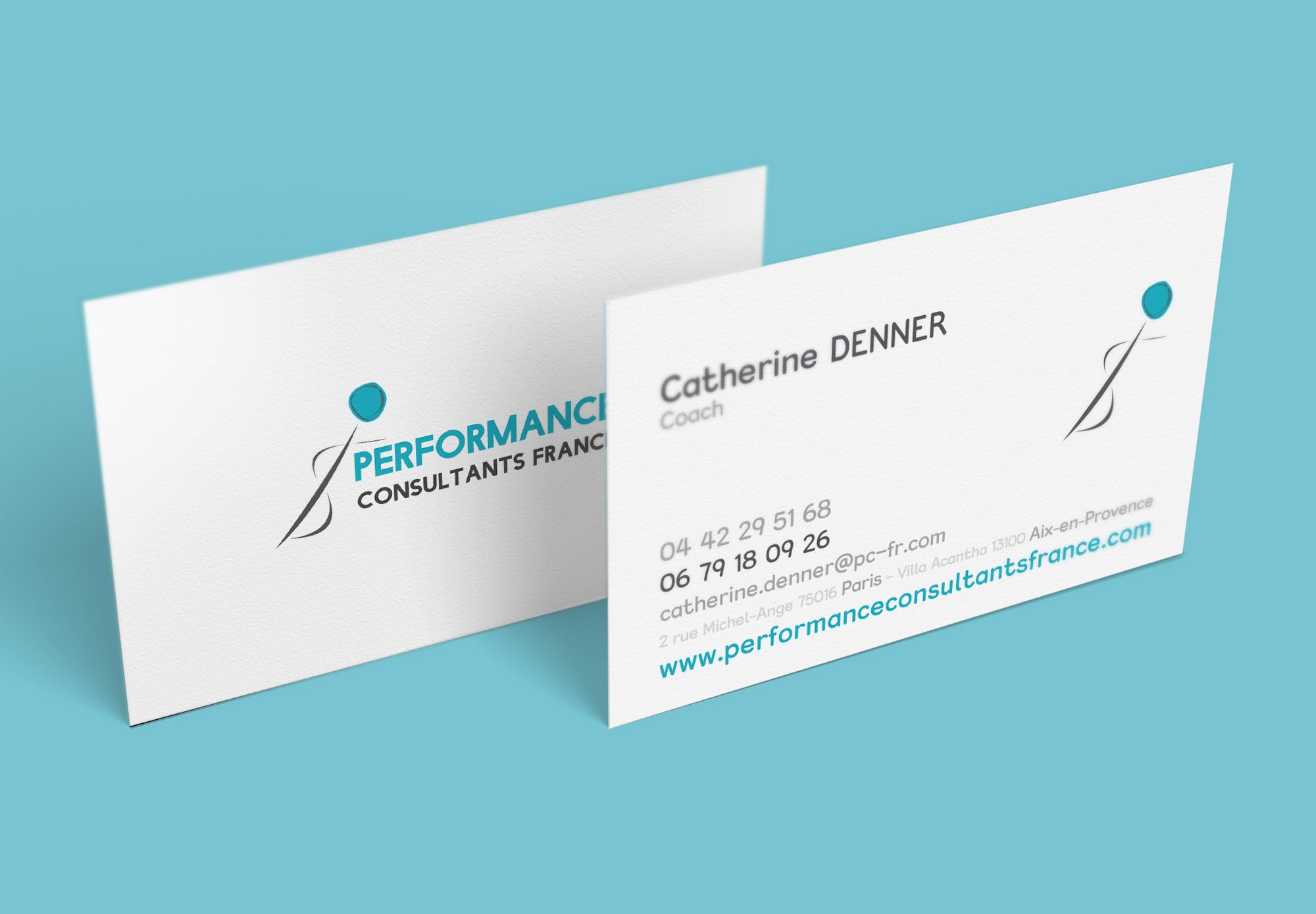 Carte de visite Performance Consultants FRANCE