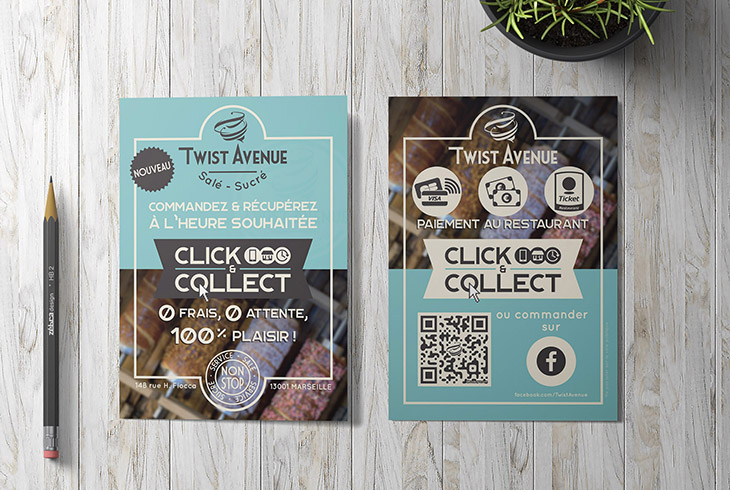 Flyer Twist Avenue "Click & Collect"