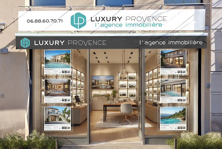 Enseigne & lambrequin Luxury Provence