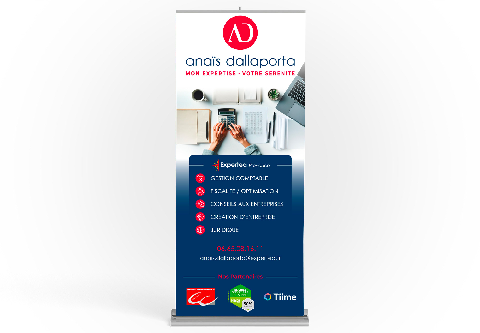 Roll-up Anaïs Dallaporta - expert comptable