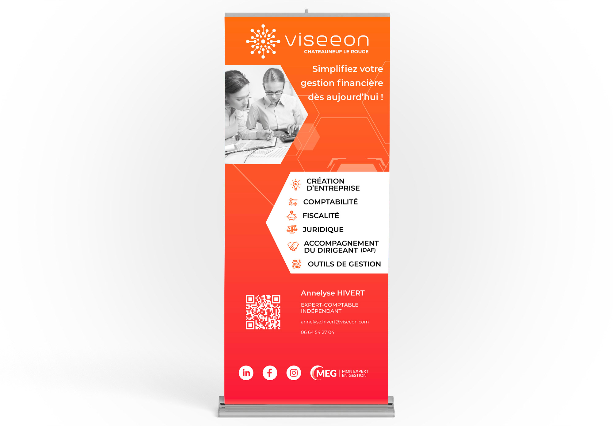 Roll-up Annelyse Hivert Viseeon