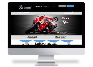 bannières digitales Tech3 MotoGP #31 pour le site Ermax